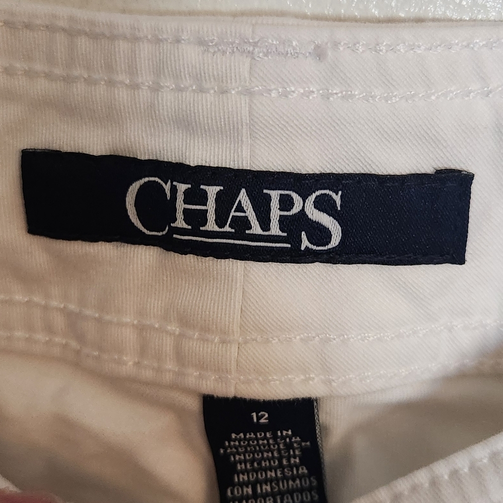 Chaps Womens White Pants - Picture 2 of 4